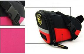 img 3 attached to SponEED Bike Saddle Bag With Rear Pockets For Cycling Tools - Available In 6 Colors