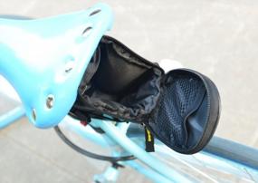 img 1 attached to SponEED Bike Saddle Bag With Rear Pockets For Cycling Tools - Available In 6 Colors