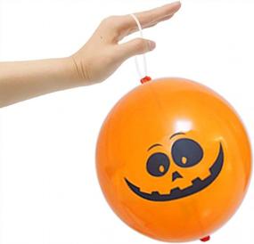 img 3 attached to 24 Halloween Punch Balloons For Kids' Party Games & Rewards - Fun Supplies & Decorations For Trick Or Treating, Classroom Games, And Goodie Bags