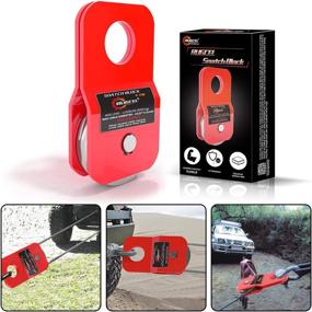 img 4 attached to RUGCEL WINCH 4.8T Heavy Duty Recovery Winch Snatch Block,10500lb Capacity in Red