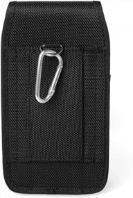 img 1 attached to Protect Your IPhone 8/7/6/6S With Kingsource'S Heavy Duty Vertical Holster Pouch