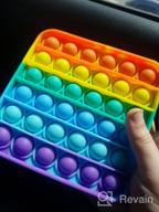 img 1 attached to 🧩 Stress-Relief Toy: Endless Pop Bubble Wrap - POP IT (Square) review by Barbara Majewska ᠌