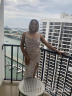 img 1 attached to Women'S Sequin Long Evening Party Dress With Side Slit Sleeveless Bodycon 50008 - Ever-Pretty review by Jennifer Mitchell