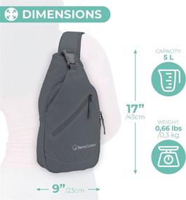 img 3 attached to 🎒 One Savvy Girl Lightweight Sling Shoulder Crossbody Backpack: Small Bag for Women - Adjustable & Comfortable Strap, Ideal for On-the-Go Style