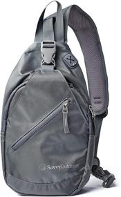 img 4 attached to 🎒 One Savvy Girl Lightweight Sling Shoulder Crossbody Backpack: Small Bag for Women - Adjustable & Comfortable Strap, Ideal for On-the-Go Style