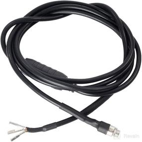 img 4 attached to LOOYUAN 3.5mm AUX Audio Cable 55 Black for BMW E60 E63 5 6 Series - High-Quality Connectivity Solution