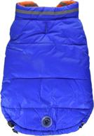 🐶 foufou dog fou ski parka dog coat, x-large, royal blue/orange – enhancing seo логотип