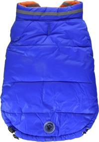 img 4 attached to 🐶 FouFou Dog Fou Ski Parka Dog Coat, X-Large, Royal Blue/Orange – Enhancing SEO