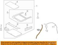 🌞 authentic land rover front sunroof water drain tube eeh500120 range rover sport 2005-2013 логотип