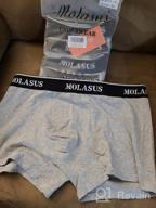 img 1 attached to Cotton Comfort And Flexibility: Molasus Men'S Stretch Trunks Underwear With Tagless Design And Pack Of 5 review by Michael Foster