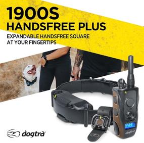 img 1 attached to 🐾 Dogtra 1900S HANDSFREE Series: Advanced Remote Dog Training E-Collar with Discreet Control, 3/4-Mile Range, IPX9K Waterproofing, High-Output Performance, and Ergonomic Design