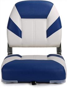 img 3 attached to NORTHCAPTAIN T1 Deluxe Low Back Boat Seat - Stainless Steel Screws Included!