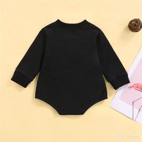 img 2 attached to Crewneck Sweatshirt Oversized Bodysuit Daisy Brown Apparel & Accessories Baby Boys