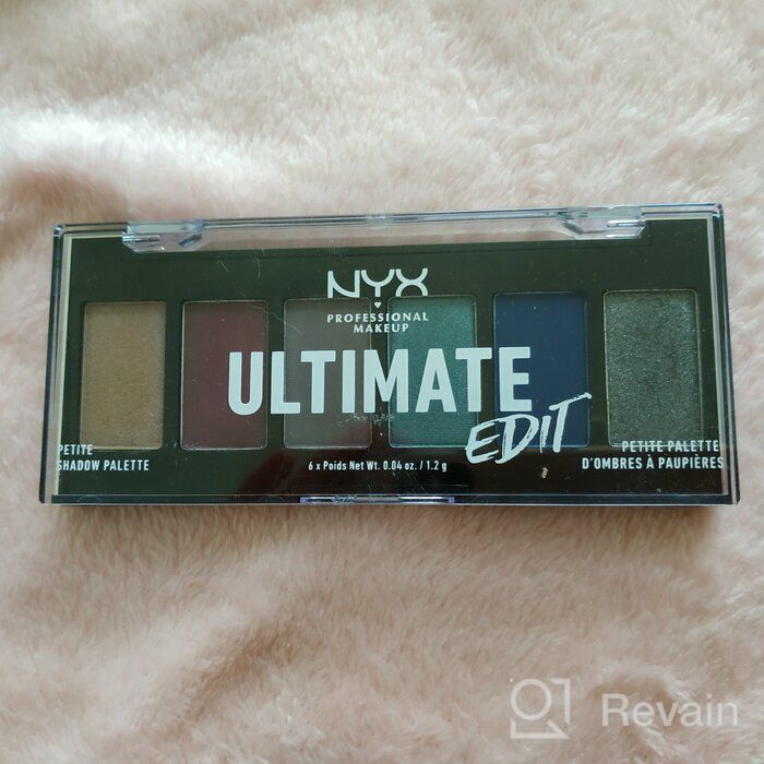 img 3 attached to NYX Professional Makeup Ultimate Shadow Palette Edit Duo Pressed Pigment Eyeshadow Kit With Bonus Eyeshadow Blending Brush (3-Piece Set) review by Arina Foliez ᠌