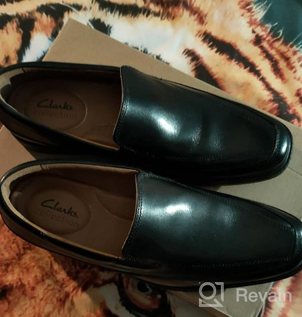 img 1 attached to 👞 Black Leather Men's Loafers by Clarks - Slip-On Men's Shoes review by Marklen Baeskens