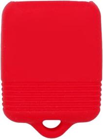 img 1 attached to SEGADEN Red Silicone Cover Protector Case for FORD LINCOLN MAZDA MERCURY 3 Button Key Fobs