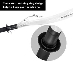 img 1 attached to Upgrade Your Kayaking With WOOWAVE'S Adjustable Lightweight Kayak Paddle And Premium Paddle Leash