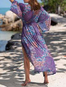 img 2 attached to Stylish And Versatile Shermie Kimonos For Women - Perfect Beach And Pool Cover-Ups
