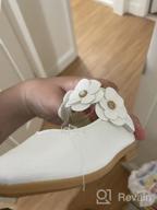 img 1 attached to Vokamara Cutout Flower Decoration Shoes for Girls review by Jessi Hodges