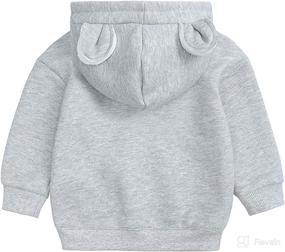 img 2 attached to QLIPIN Toddlers Sweatshirt Sweater Cartoon Apparel & Accessories Baby Boys : Clothing