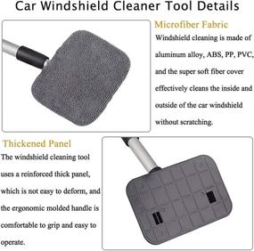 img 2 attached to Pivoting Windshield 180°Rotating Extendable Microfiber