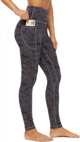 img 4 attached to Ccko Women'S High Waisted Leggings: Pockets, Yoga & Tummy Control
