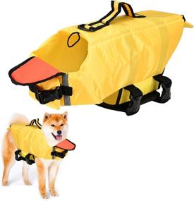 img 4 attached to Jacket Swimsuit Flotation Swimming Boating Dogs