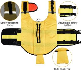 img 2 attached to Jacket Swimsuit Flotation Swimming Boating Dogs