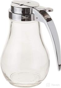 img 2 attached to 🍁 14 oz Winco Clear Steel Medium Maple Syrup or Honey Dispenser