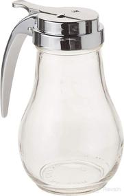 img 3 attached to 🍁 14 oz Winco Clear Steel Medium Maple Syrup or Honey Dispenser