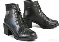 stylish women's distress black rocker boots with studded instep: milwaukee performance mbl9426 логотип