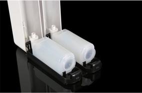 img 2 attached to Organize Your Bathroom And Kitchen With OWOFAN Soap Dispenser - 3 Bottle Shower Pump Wall Mounted Solution!