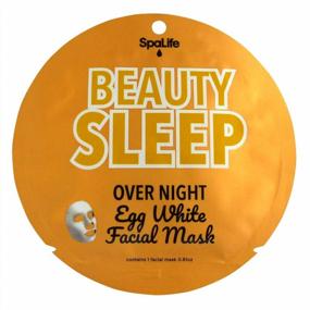 img 3 attached to Revitalize Your Skin With Spalife'S 10-Count Egg White Facial Mask For A Restful Beauty Sleep