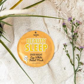 img 1 attached to Revitalize Your Skin With Spalife'S 10-Count Egg White Facial Mask For A Restful Beauty Sleep