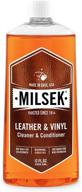 🍊 milsek lc-12 leather and vinyl cleaner & conditioner: 12oz mandarine solution for optimal care logo