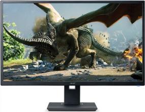 img 4 attached to Acer ET322QK 31.5-Inch 4K UHD Monitor 🖥️ with FREESYNC Technology, Tilt Adjustment, and HD Display