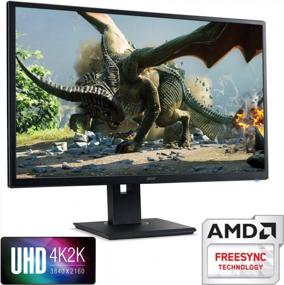 img 3 attached to Acer ET322QK 31.5-Inch 4K UHD Monitor 🖥️ with FREESYNC Technology, Tilt Adjustment, and HD Display