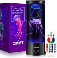 🎨 jellyfish lava lamp 3.0 - remote control, 17 colors changing! best jellyfish lamp for cool room decor & mood lighting. logo