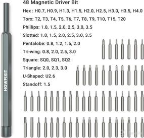 img 1 attached to 🔧 HowFixit PRO 48-bit Screwdriver Set for Electronics Repair: Smartphone, iPhone, Laptop, MacBook, PC, Game Console, Camera, Tablet, Watch, and More