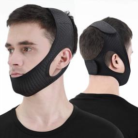 img 4 attached to Stop Snoring With Vosaro'S Comfortable And Adjustable Anti-Snoring Chin Straps For Men And Women