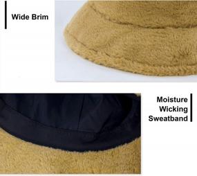 img 1 attached to Vintage Faux Fur Fisherman Cap: Stay Warm With Winter Bucket Hat For Women
