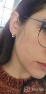 img 1 attached to Lightweight Pearl Hoop Earrings For Women - FAMARINE'S Stylish & Elegant Collection review by Ameen Bethea