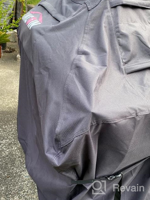 img 1 attached to Heavy Duty Waterproof 64 Inch BBQ Cover - Suitable For Char-Broil, Weber, Brinkmann & More | Kikcoin Grill Covers review by Michael Boonme