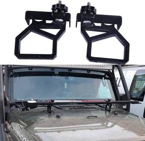 img 4 attached to 🚙 ZAMLIE High Lift Jack Hood Mounts: Perfect Fit for 2007-2018 Jeep Wrangler JK
