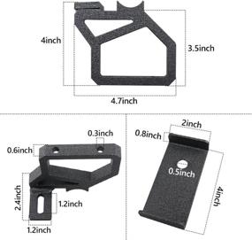 img 1 attached to 🚙 ZAMLIE High Lift Jack Hood Mounts: Perfect Fit for 2007-2018 Jeep Wrangler JK