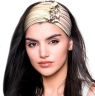 turban headband stretchy hairband headwrap hair care ~ hair accessories logo