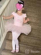 img 1 attached to BAOHULU Leotard For Girls Ballet Dance Short Sleeve Tutu Dress Ballerina Costumes review by Tim Woods