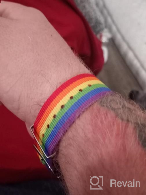 img 1 attached to 🌈 Express Your Pride with the yfstyle Handmade Braided Pride Bracelet – Adjustable LGBT Friendship String Bracelet for Lesbian, Gay, Bisexual & Transgender: Rainbow Pride Accessories review by Matthew Sytniak