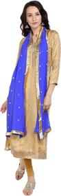 img 2 attached to Chiffon Dupatta Elegant Embroidered Motifs Women's Accessories ~ Scarves & Wraps