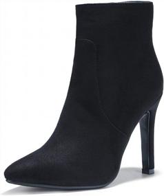img 4 attached to Classy And Chic: IDIFU Women'S High Heel Pointed Toe Ankle Boots